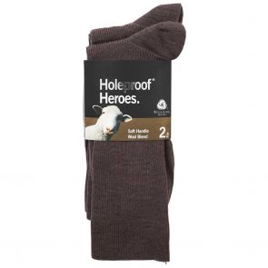 Holeproof Rib Wool Bus S10012 Taupe