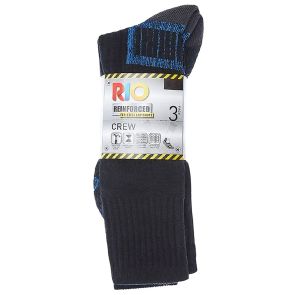 Rio No Hole Work Crew 3-Pack S7453G Royal Blue
