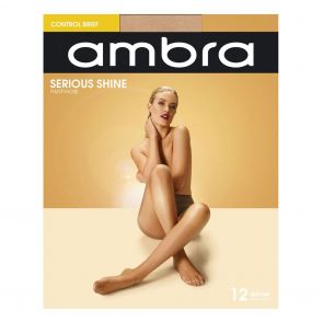 Ambra Serious Shine Control Brief Tights ASESHCON Natural Multi-Buy