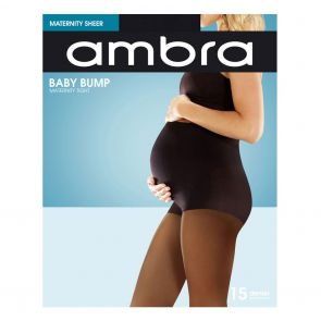 Ambra 15D Baby Bump Tight ABABU Black Multi-Buy