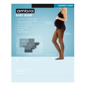 Ambra 15D Baby Bump Tight Black Multi-Buy