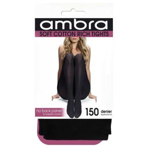 Ambra 6-Pack Cotton Comfort Tight Black