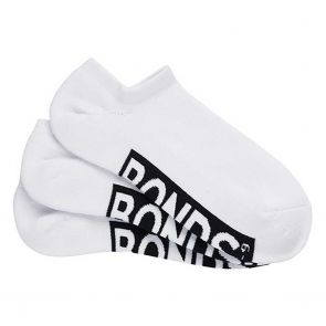 Mens Logo Cushioned No Show 3 Pack SXN73N White