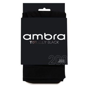 Ambra 6-Pack 200D Totally Opaque Tight Black