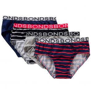 Bonds Boys Brief 4-Pack UXYK4A Multi