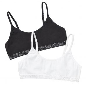 Bonds Pullover Crop 2 Pack UYBB2A Black and White