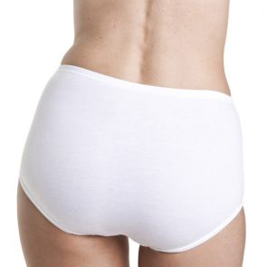 Bonds Satin Touch Cottontails Midi Brief W019O White
