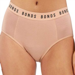 Bonds Bloody Comfy Period Full Brief Heavy WTGL Blush Latte