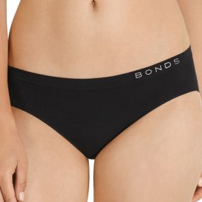 Bonds Comfytails Side Seamfree Bikini WWGDA Black