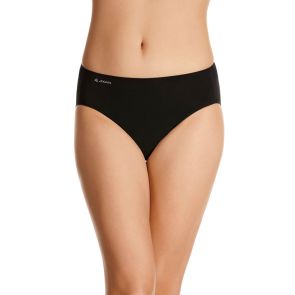 Jockey No Panty Line Promise Tactel Hi-Cut Brief WWK8 Black