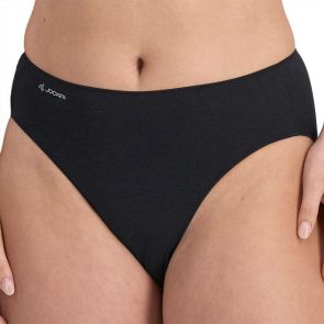 Jockey No Panty Line Promise Naturals Hi-Cut Brief WWL3 Black