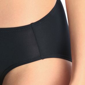 Jockey No Ride Up Micro Hi-Cut Brief WWL9 Black