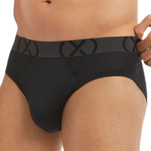 2xist Sport Mesh No-Show Brief 3-Pack X10020 Black