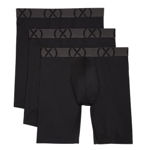 2xist Mesh Sport 9" Boxer Brief 3-Pack X10094 Black
