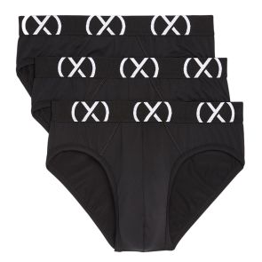 2xist Sport No-Show Brief 3-Pack X20020 Black