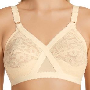 Playtex Cross Your Heart Wirefree Bra P10152 / Y1001H Beige