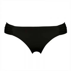 Aqua Blu Back To Basics Gathered Side Brief Black A6040BB