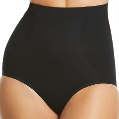 Ambra It's a Cinch Hi Waisted Full Brief Black