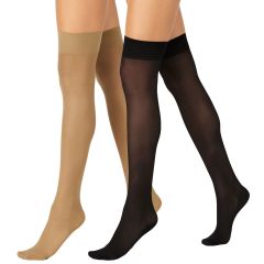 Sheer Relief 4-Pack Support Knee Hi H33085 Assorted