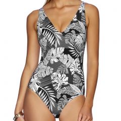 Jets Tranquillity D-DD Underwire One Piece Swim Suit J10734D Black/White