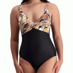 Moontide Go Wild Underwire Swim Wrap Suit M4388GL Pink