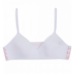 Bonds Girls Stretchies Contour Crop UZR31A White