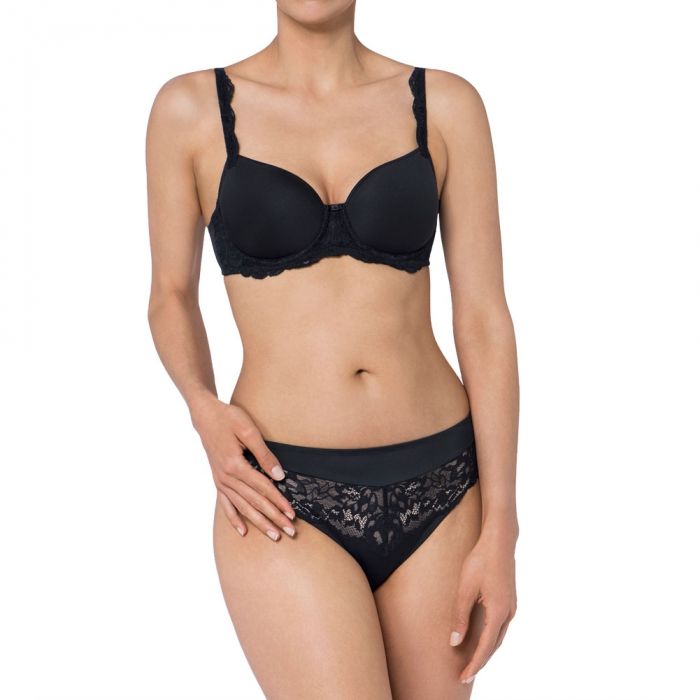 Triumph Amourette Charm Wired Padded 10179990 Black Womens Bra