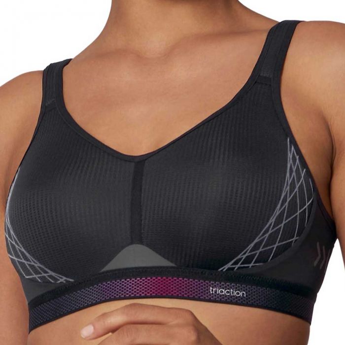 Triaction Cardio Cloud Wirefree Sports Bra 10205923 Black