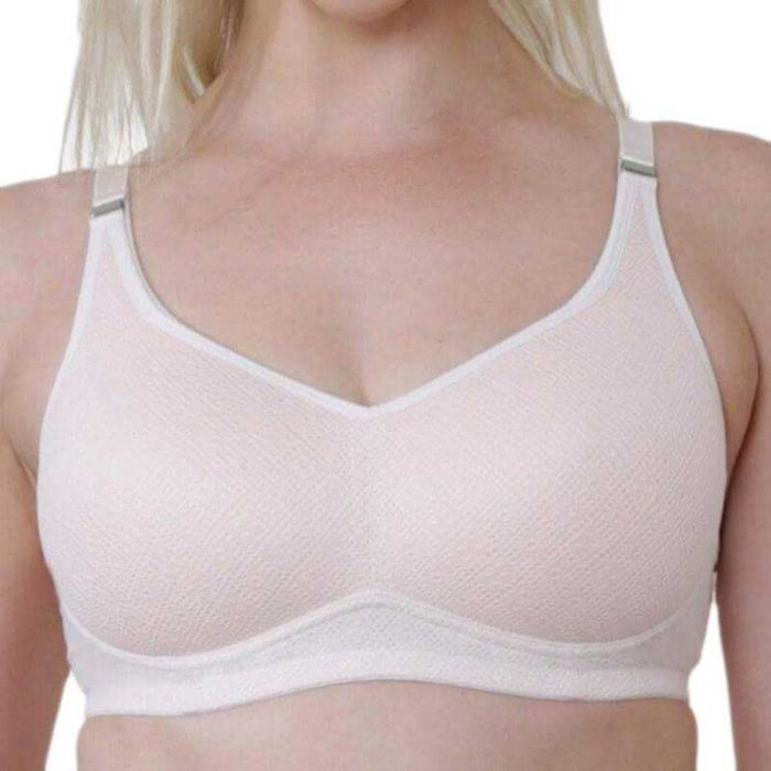 Triumph Amour Maternity Lace Wirefree Bra 10207835 Nude Pink Womens Bra