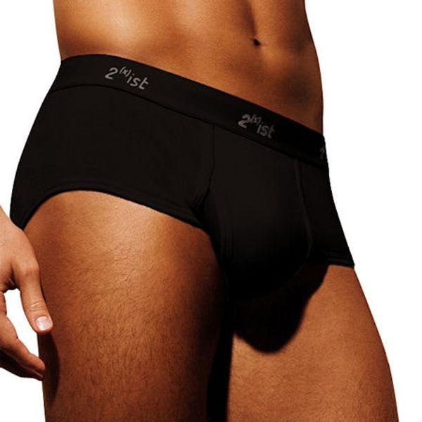 2xist Essentials Fly Front Brief 3 Pack 3100103903 Black Mens