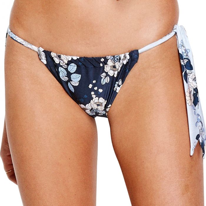 Seafolly Splendour Brazilian Tie Side Swim Bikini Pant 40523 613 Indigo Womens Swimwear