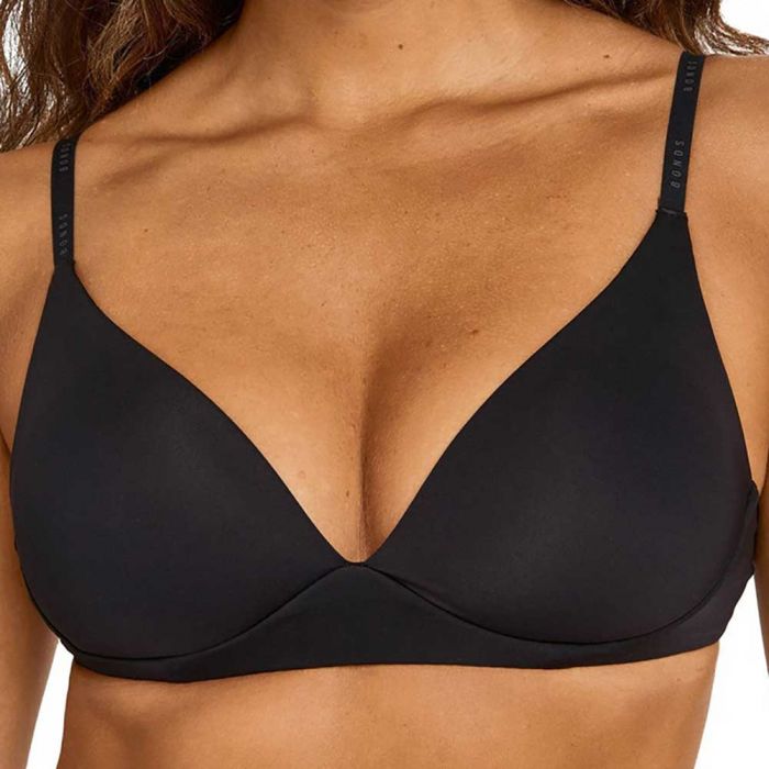 Bonds Invisi Wirefree Bra YXC6Y Black Womens Bra