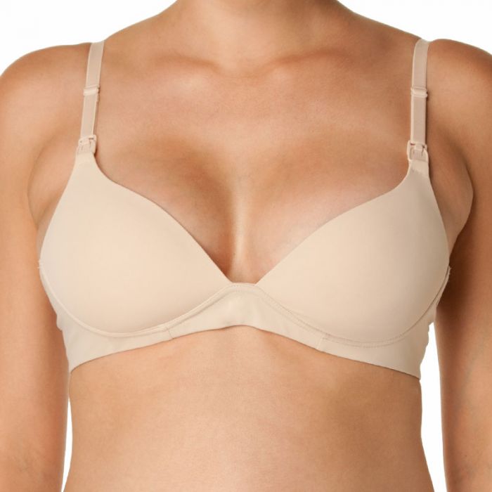 Lovable Maternity Suddenly Shapely Moulded T-Shirt Nursing Bra Nude  LLSS154NB