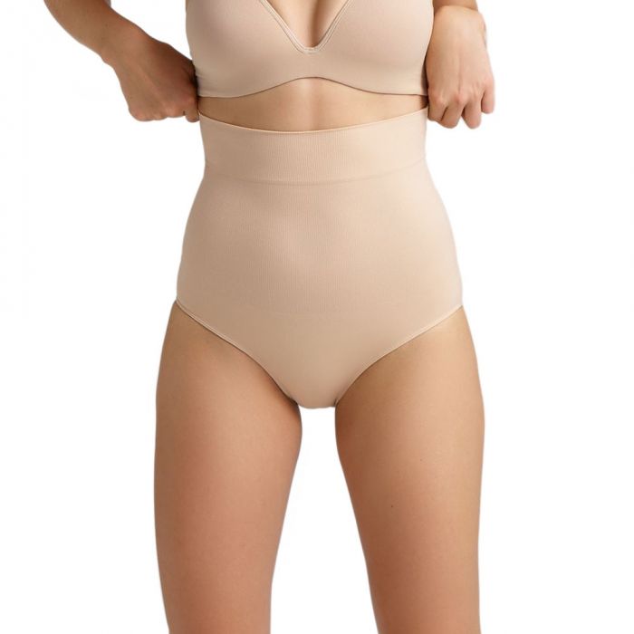 Ambra Killer Figure Ab Shaper Brief AMSHMABSH Rose Beige Womens Shapewear