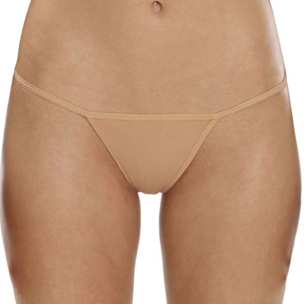 Ambra Microfibre Seamless Singles Brazilian String AMSSMFBS Nude Womens  Underwear