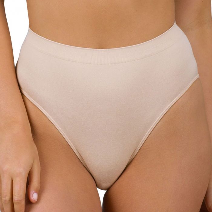 Ambra New Bodysoft Hi-Cut Brief AMUWBTQHC Nude Womens Underwear