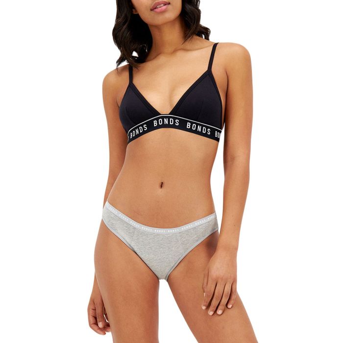 Bonds Bloody Comfy Period Bikini Moderate WTQT Grey Marle Womens