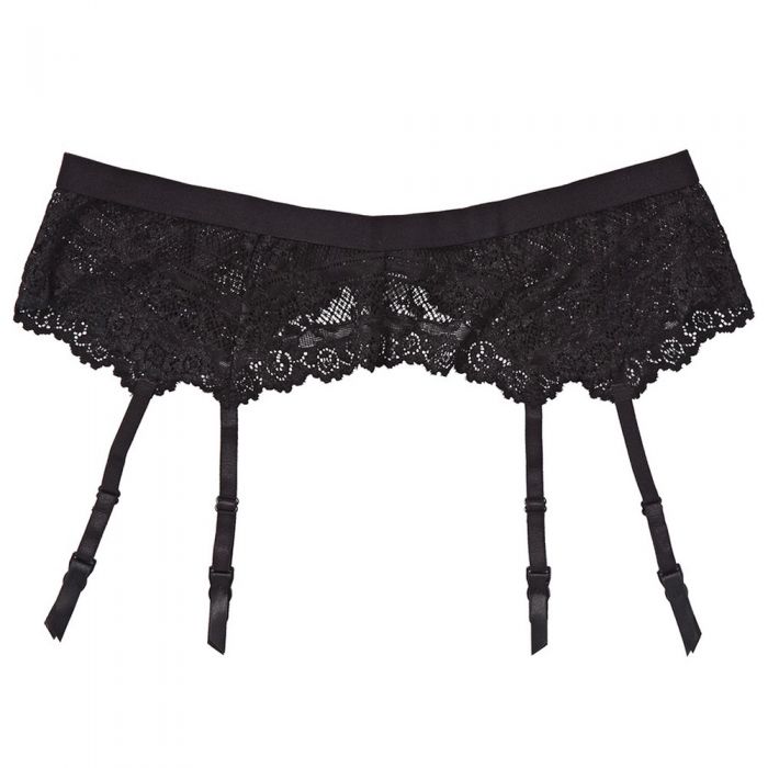 Voodoo Undercover Lace Suspender Belt H30524 Dark Noir Womens Hosiery