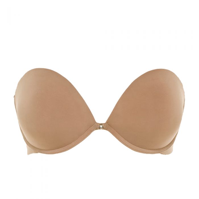 Little Minx Gel Strapless Convertible Bra LM1008SL Nude Womens Bra