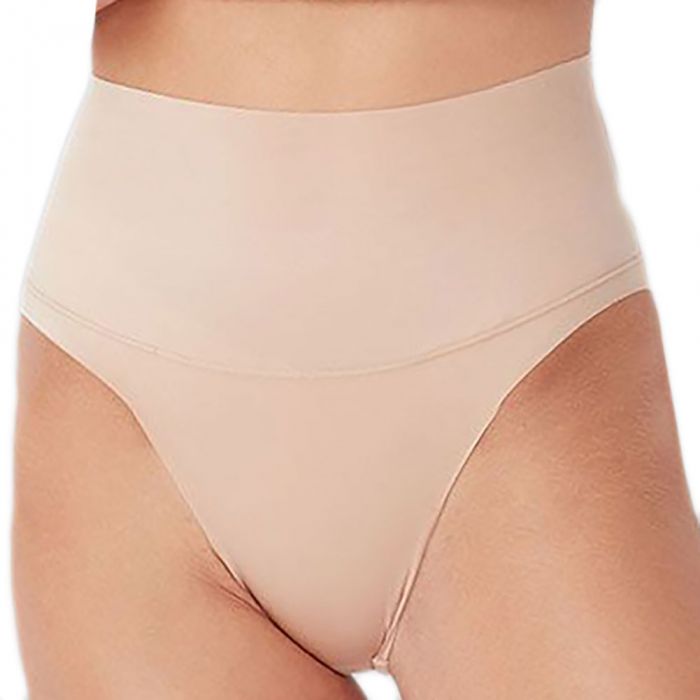 Ambra Micro Grip Hi Waist Brief AMSHMGMWHL Rose Beige Womens Underwear