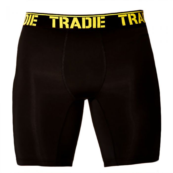 Tradie Long Leg Trunk MJ1456SK Black Mens Underwear