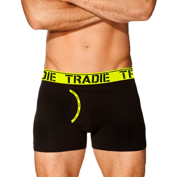 Tradie Man Front Trunk MJ1621SK Yellow Mens Underwear