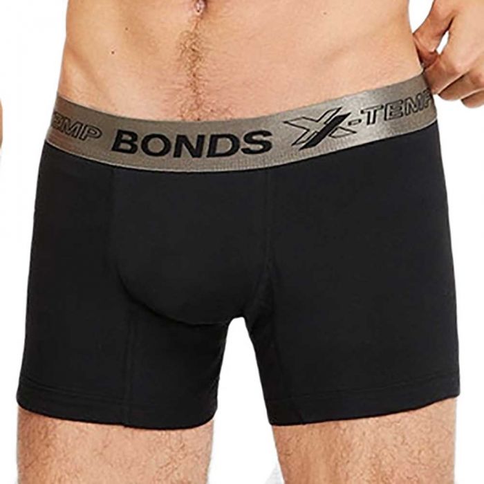 Bonds Mens X-Temp Trunk MWXV Nu Black Mens Underwear