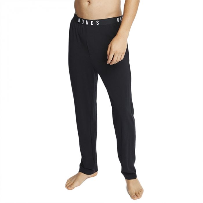 Bonds Comfy Livin Jersey Pants MXM9A Black Mens Sleepwear