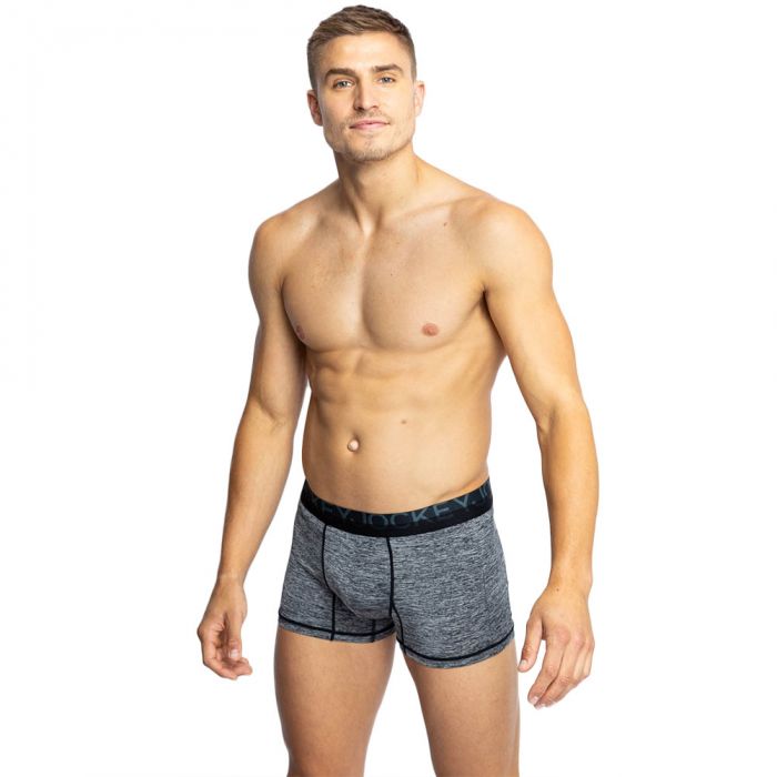 Jockey International Miami Trunk MYJL1A Black Marle Mens Underwear