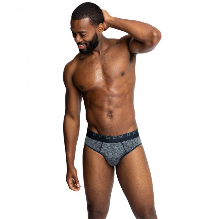 Jockey International Miami Trunk MYJL1A Black Marle Mens Underwear