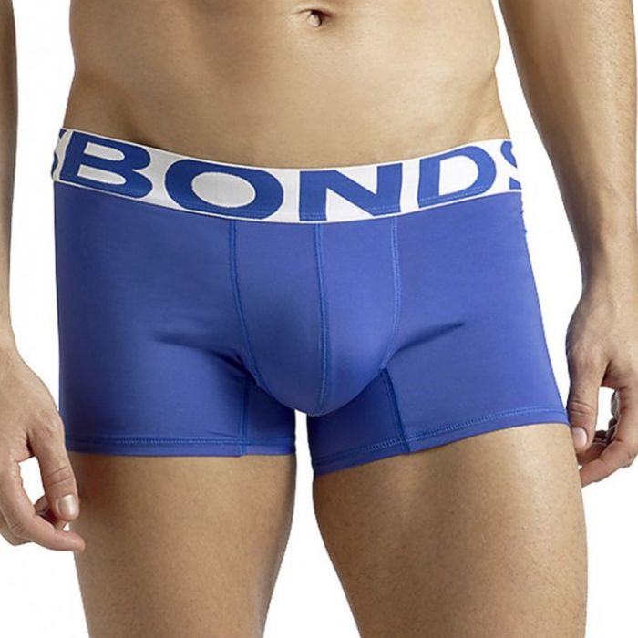 Bonds Active Quick Dry Trunk MZRQI Blue Zapper Men's Underwear