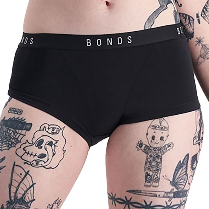 Bonds Originals Boyfit WVGJA Black Womens Underwear