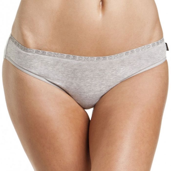 Bonds Womens Youth Basics Hipster Bikini Brief W0149Y New Grey Marle Womens  Underwear