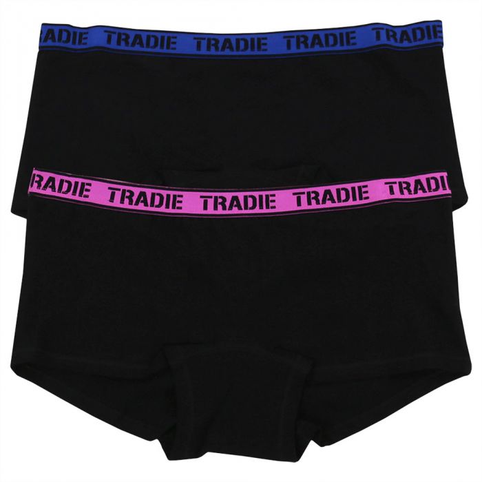 Tradie Lady 2 Pack Shortie WJ2096SL2 Focus Womens Underwear
